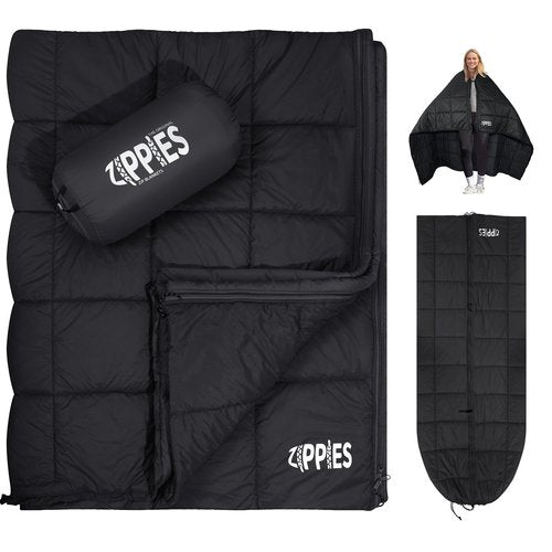 3M Thinsulate Insulation Puffy Camping Blanket for Cold Weather, Queen Size Warm Camping Quilt with Zipper, Waterproof Outdoor Sleeping Bag for Hammock, Cozy & Versatile Gift for Men and Women