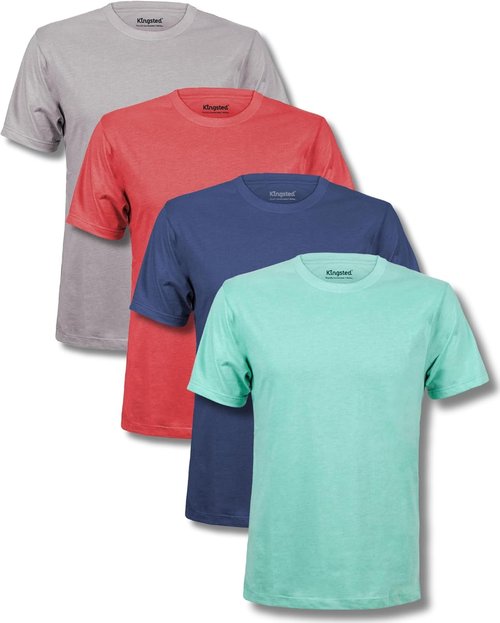 Kingsted T-Shirts for Men - Super Soft Premium Fabric - Comfortable Classic Fit - Pack of 3