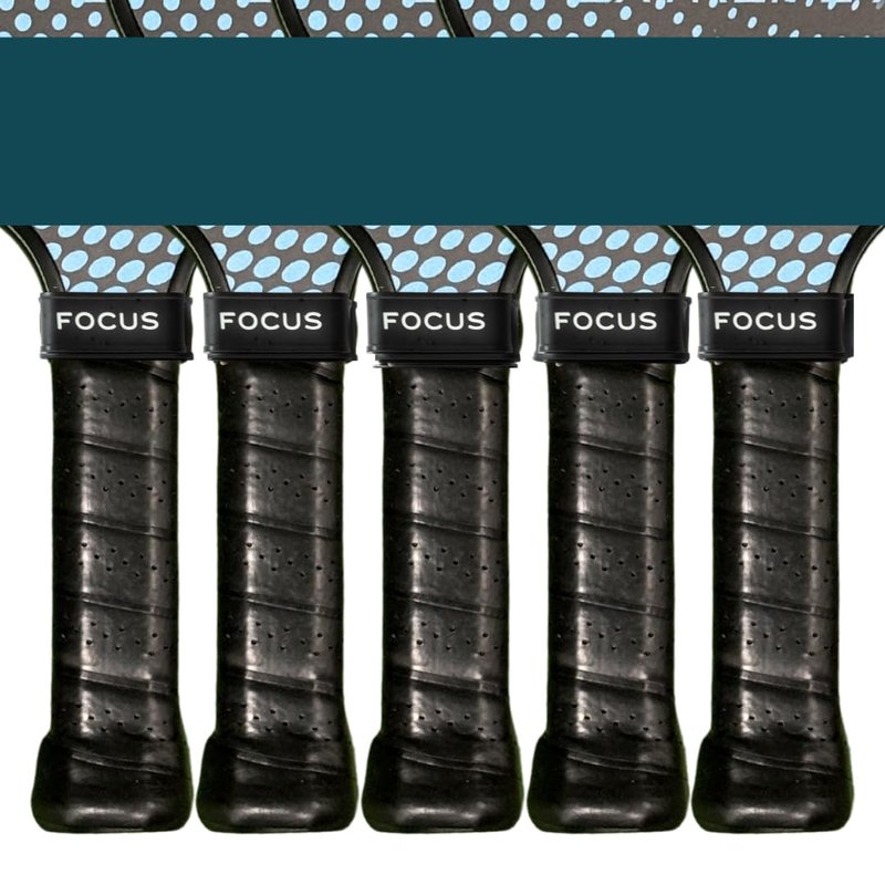 Mindful Performance Innovations 5 Pieces - Reset Bands - Grip Bands for Pickleball Paddles, Tennis Rackets, and Hockey/Lacrosse Sticks + Video Course to Master Mental Resilience - 5 Pieces - Focus