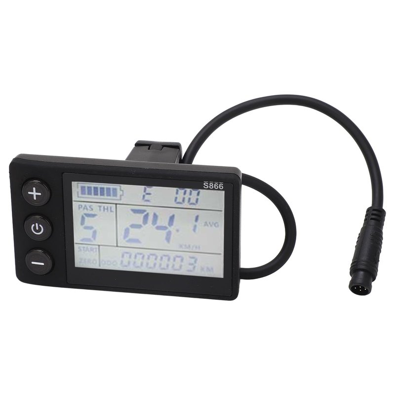 Electric Scooter Conversion LCD Display with 6P Waterproof Connector Mountain Conversion LCD Panel Parts