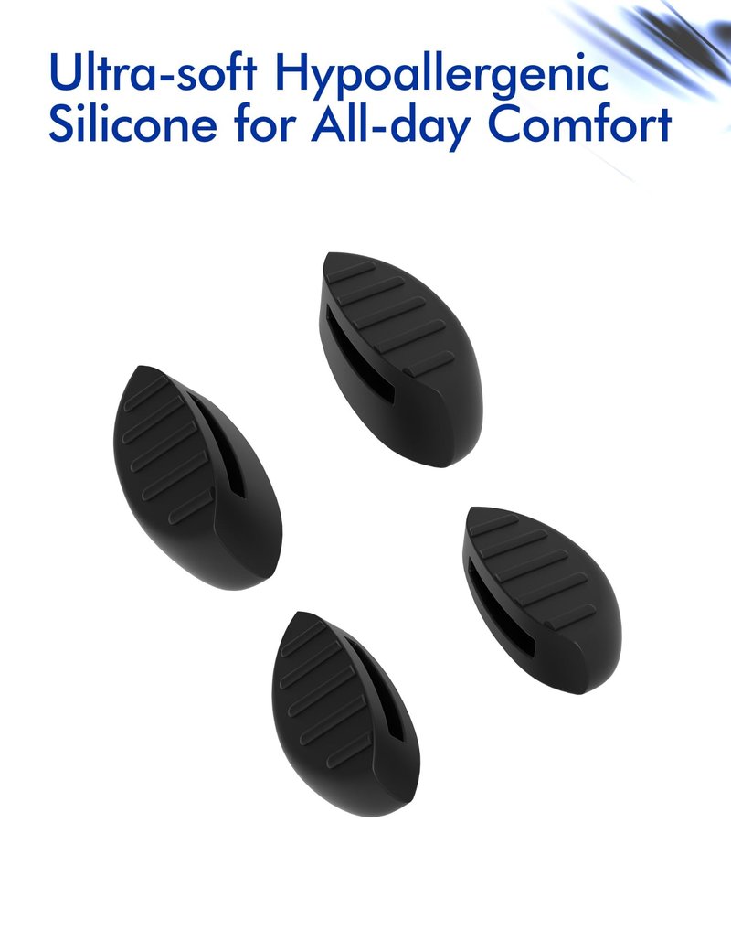 SAUCER Replacement Nose Pieces Pads for Oakley Forager OO9421 Sunglasses - Standard Black + Asian Fit Black