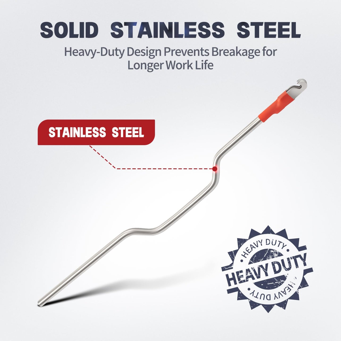 ColumPRO 2PCS Window Balance Spring Replacement Tool, Heavy-Duty Stainless Steel Window Tension Tool for Window Track Cleaning, Tilt Spiral Balance, Changing Window Parts and Hardware