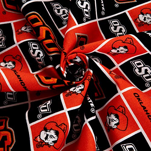 Oklahoma State Cowboys Cotton Broadcloth Fabric by the Yard
