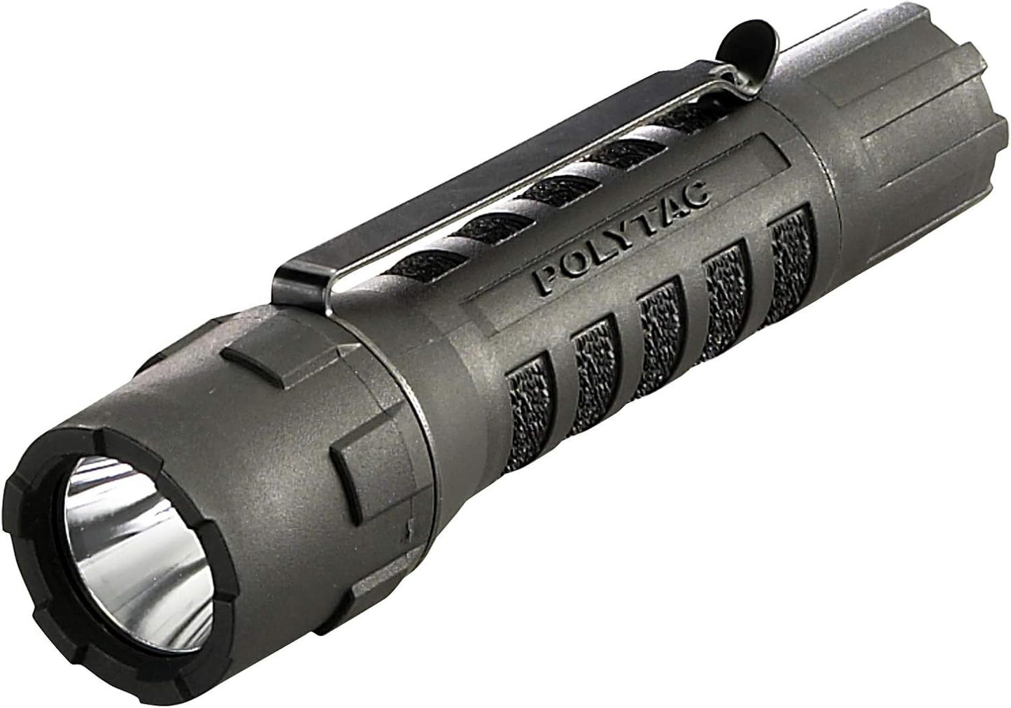 Streamlight 88850 PolyTac Tactical LED Flashlight - 600 Lumens, 11500 Candela, Programmable, Black