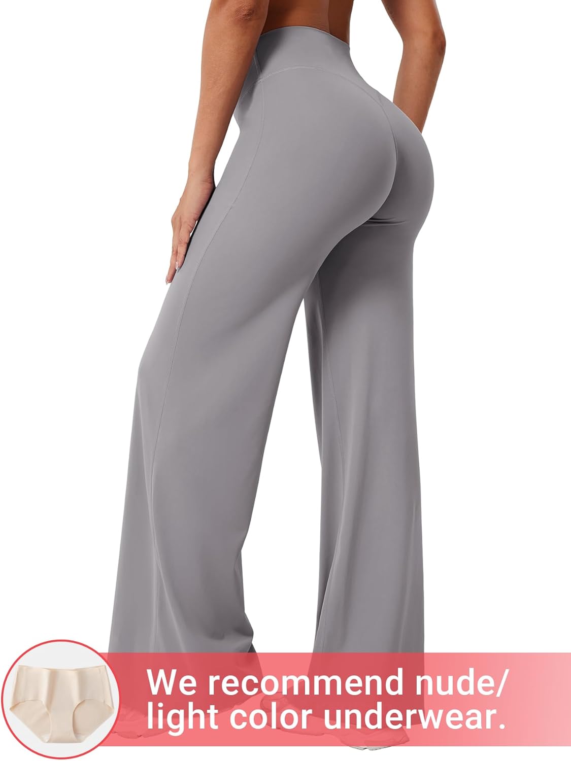 YEOREO High Waist Workout Leggings - No Front Seam, Buttery Soft Yoga Pants | 29" to 35" Sizes