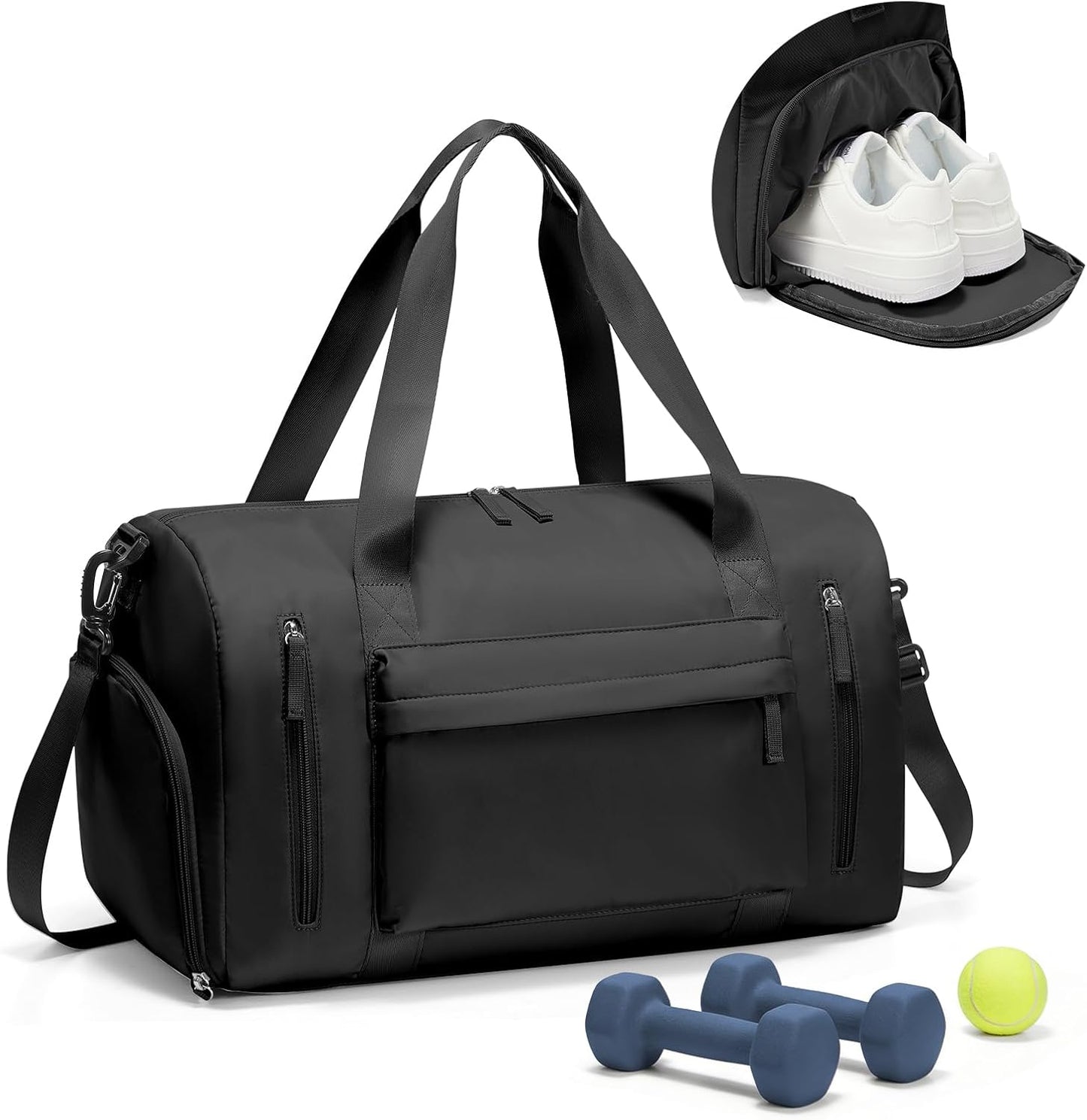Skiennix Women's Gym Bag - Stylish Travel Duffel Tote for Weekend Getaways | Versatile & Spacious