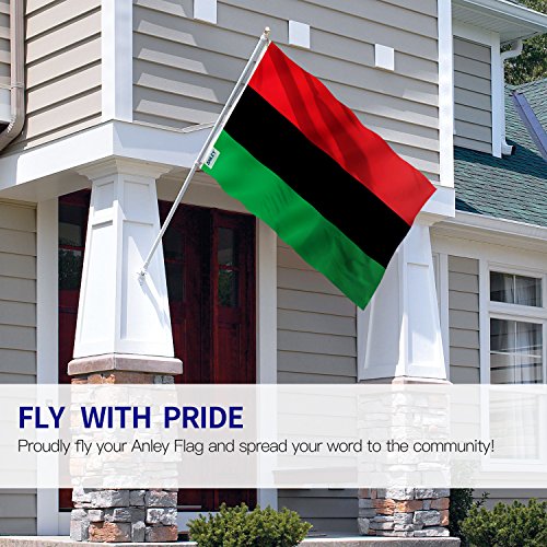 Afro American Flag 3x5 Ft - Vivid Color, Fade Proof, Double Stitched