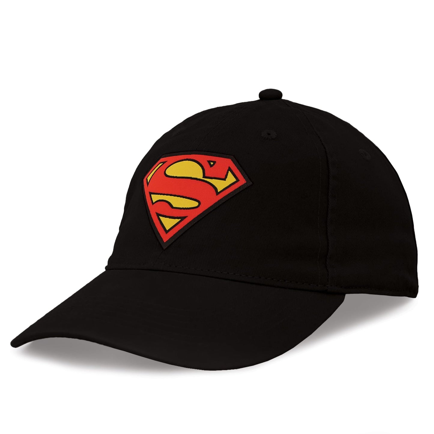 ABG Accessories Superman Hats for Men Baseball Cap, Cute Trendy Hat for Women Baseball Caps, Lightweight Adjustable Caps for Men, Women, Teens and Kids, Black