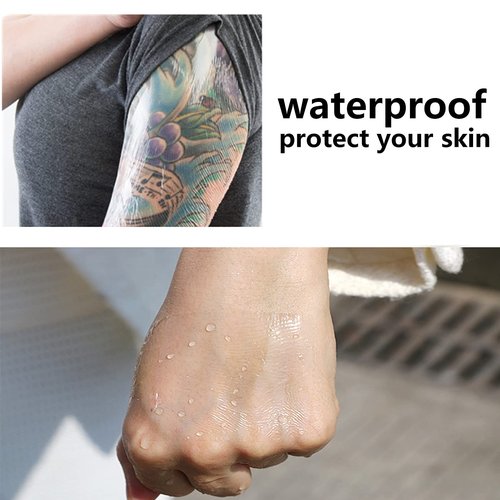Transparent Waterproof Bandage 50 Pieces | 6 in x 8 in |-Clear Skin Protection Tape,Second Skin Bandage,Dressing Tape，Wound Water Resistant