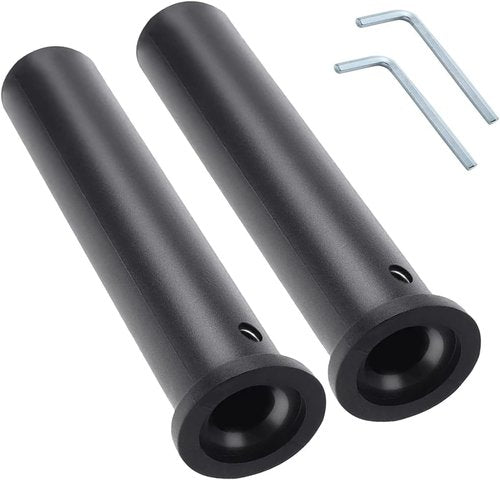 Eaakkoom Olympic Adapter Sleeve 8 inch(2PCS),Converts 1 inch Standard Weight Plate Posts to 2 inch Olympic Weight Plate Posts,Heavy Duty Nylon and Removable end Cap