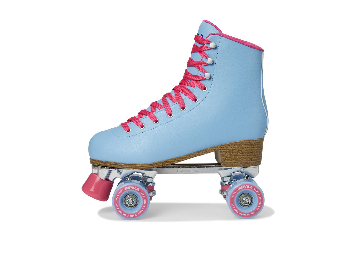 Impala Rollerskates Unisex Quad Skate (Big Kid/Adult), Blue Raspberry, 7