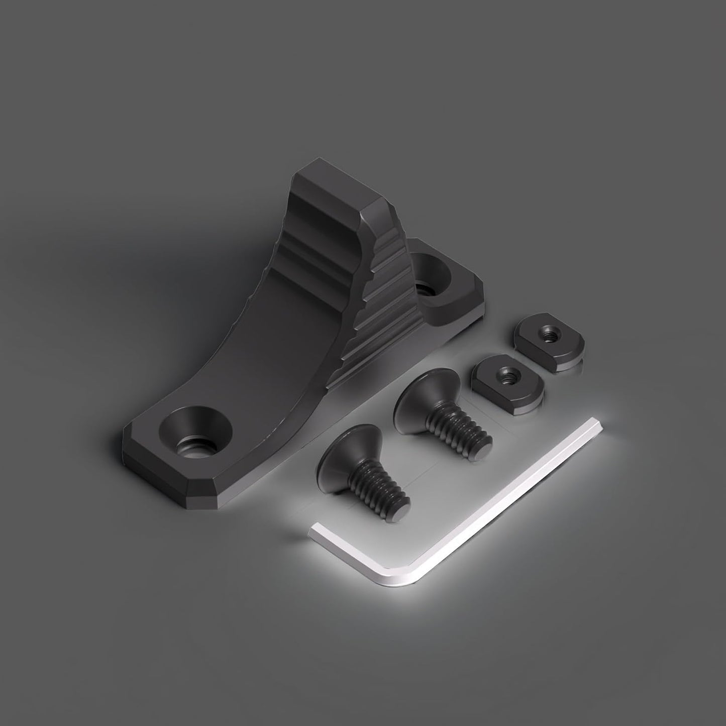 Metal Door Barricade Stopper - Durable Outdoor Security Solution | Sleek Black Design