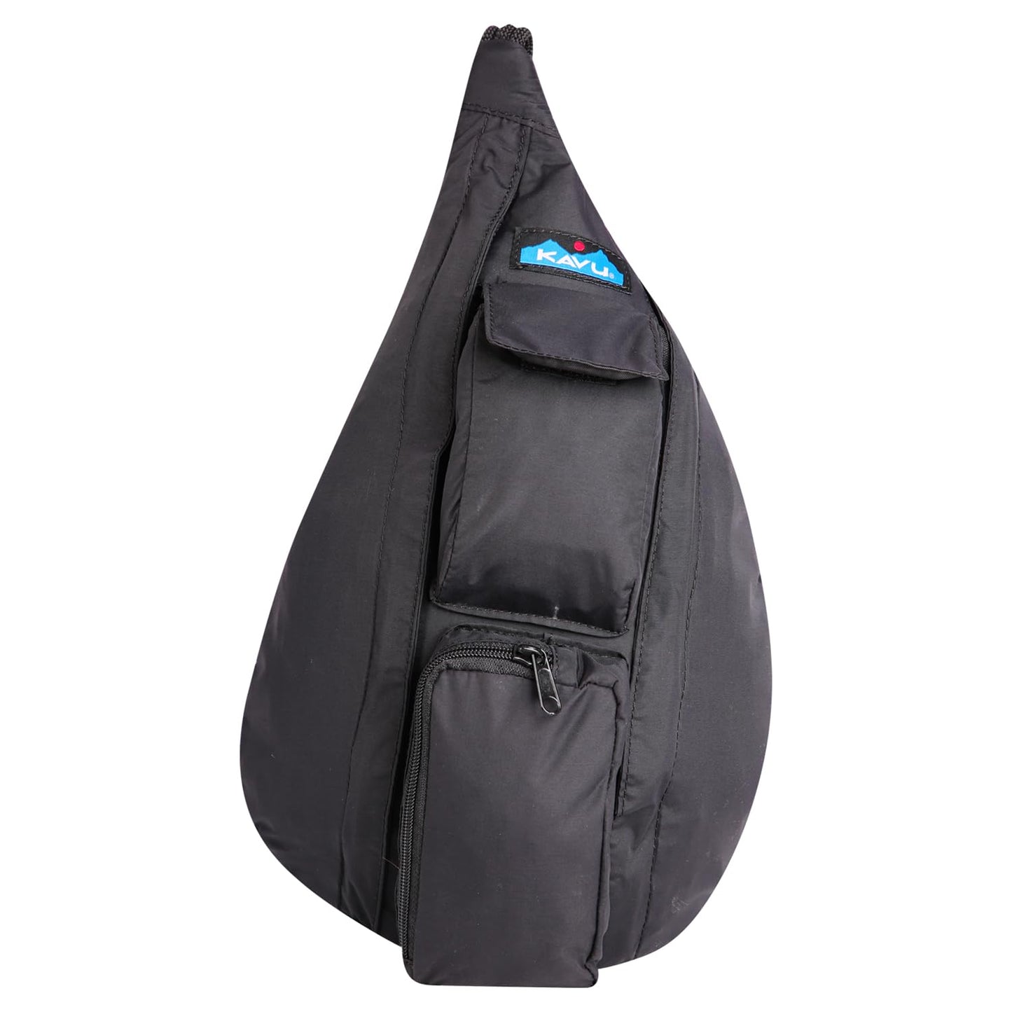 KAVU Mini Rope Sack Sling Crossbody Backpack, Blackout
