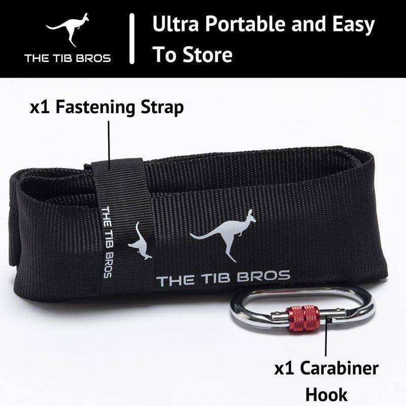 Tib Bros Premium Sled Strap- 8ft Long Belt for Backwards Sled Dragging, ATG Workouts