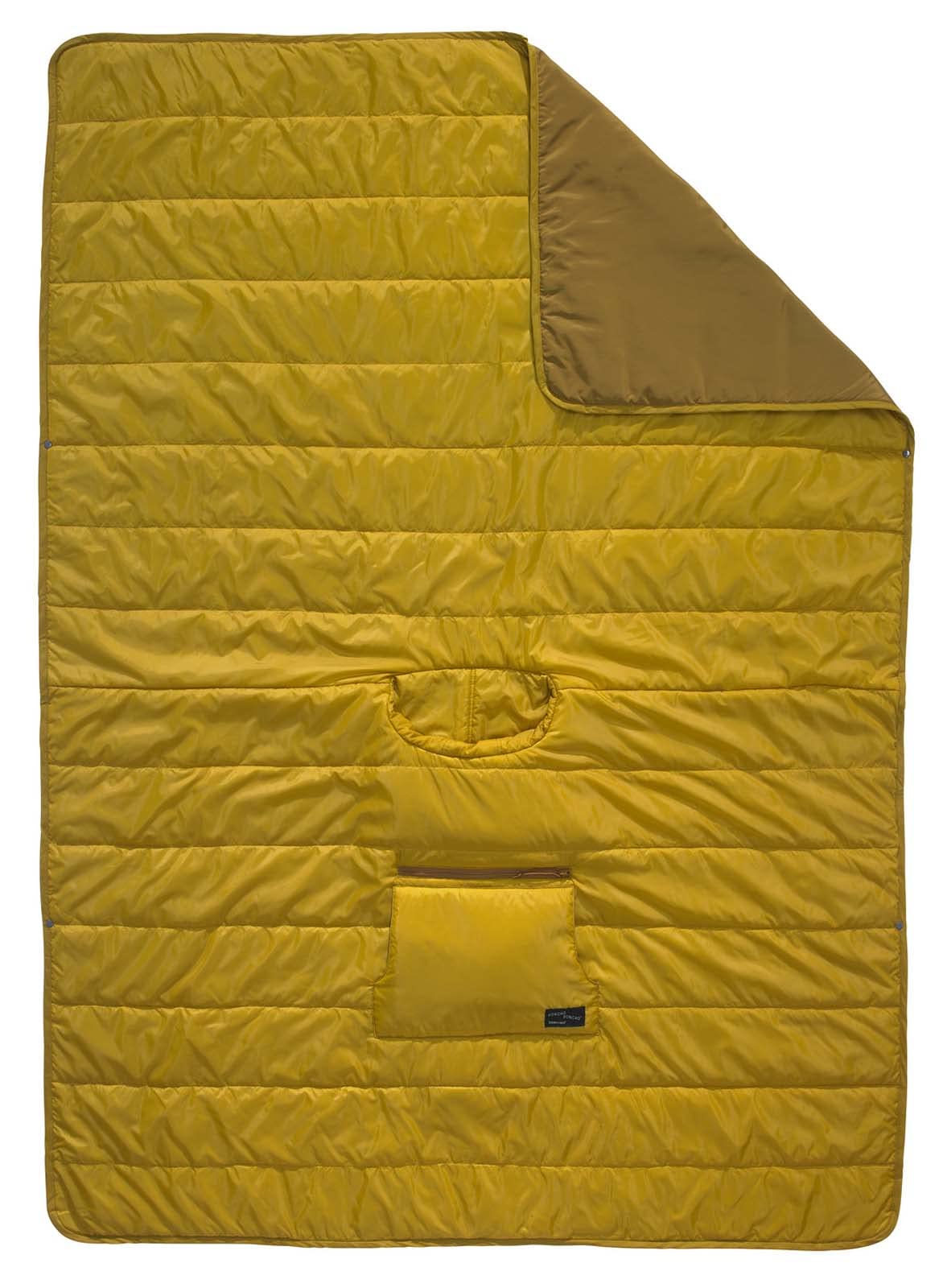 Therm-a-Rest Honcho Poncho Wearable Hoodie Blanket, Wheat One Size