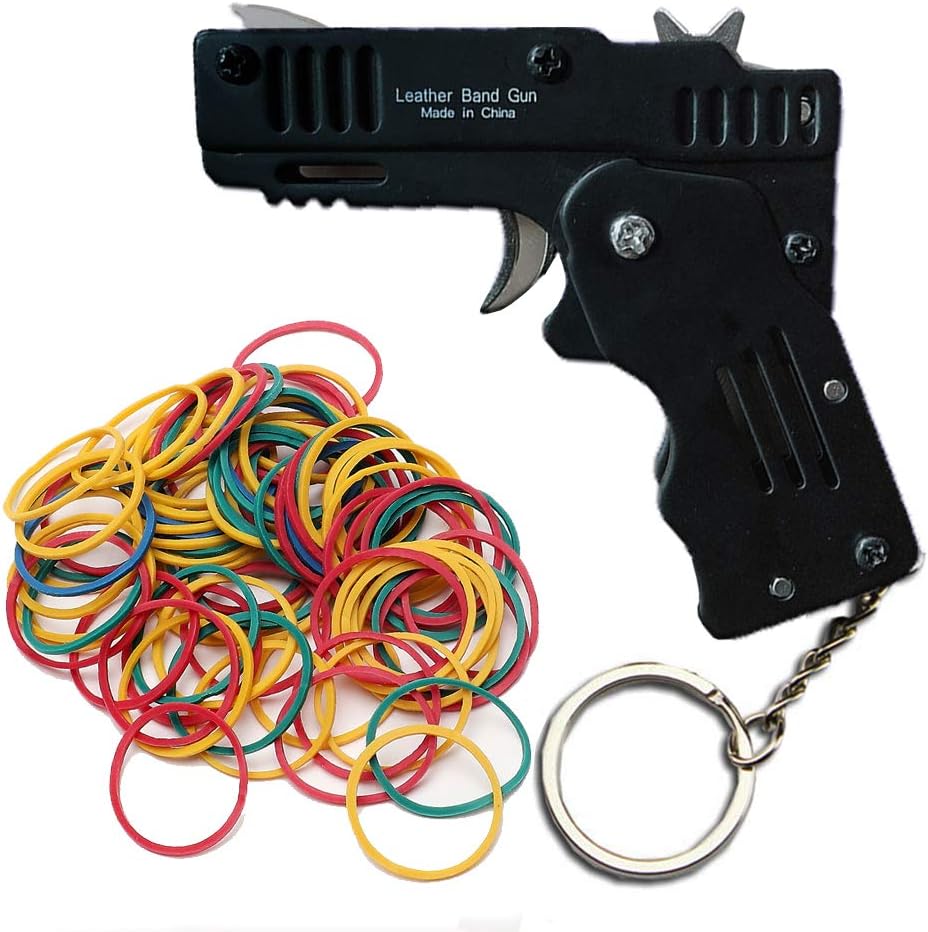 Rubber Band Toy - Mini Outdoor Brain Teaser for Kids & Adults | Fun Activity Game