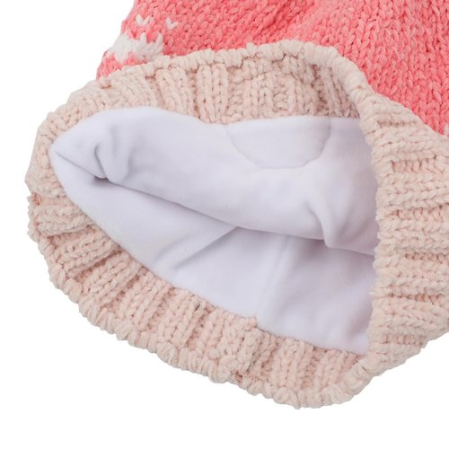 Bioworld Wicked G Pink Chenille Yarn Cuffless Beanie