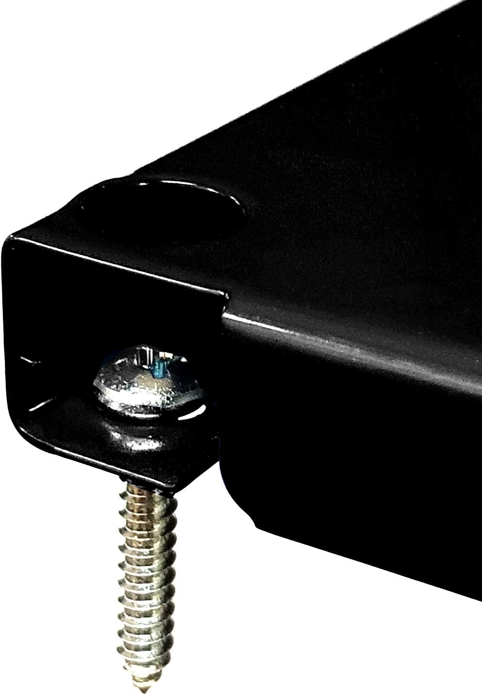 Galvanized Steel Pegboard Rack - 2 Pack 32” x 16” Metallic Tool Storage Panels