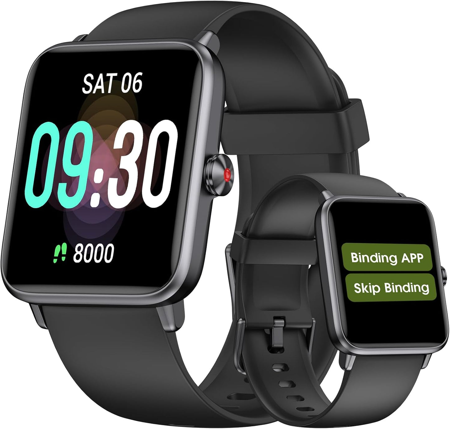 Pautios Pedometer Watch - Waterproof Fitness Tracker for Seniors | Step Counter & Sleep Monitor