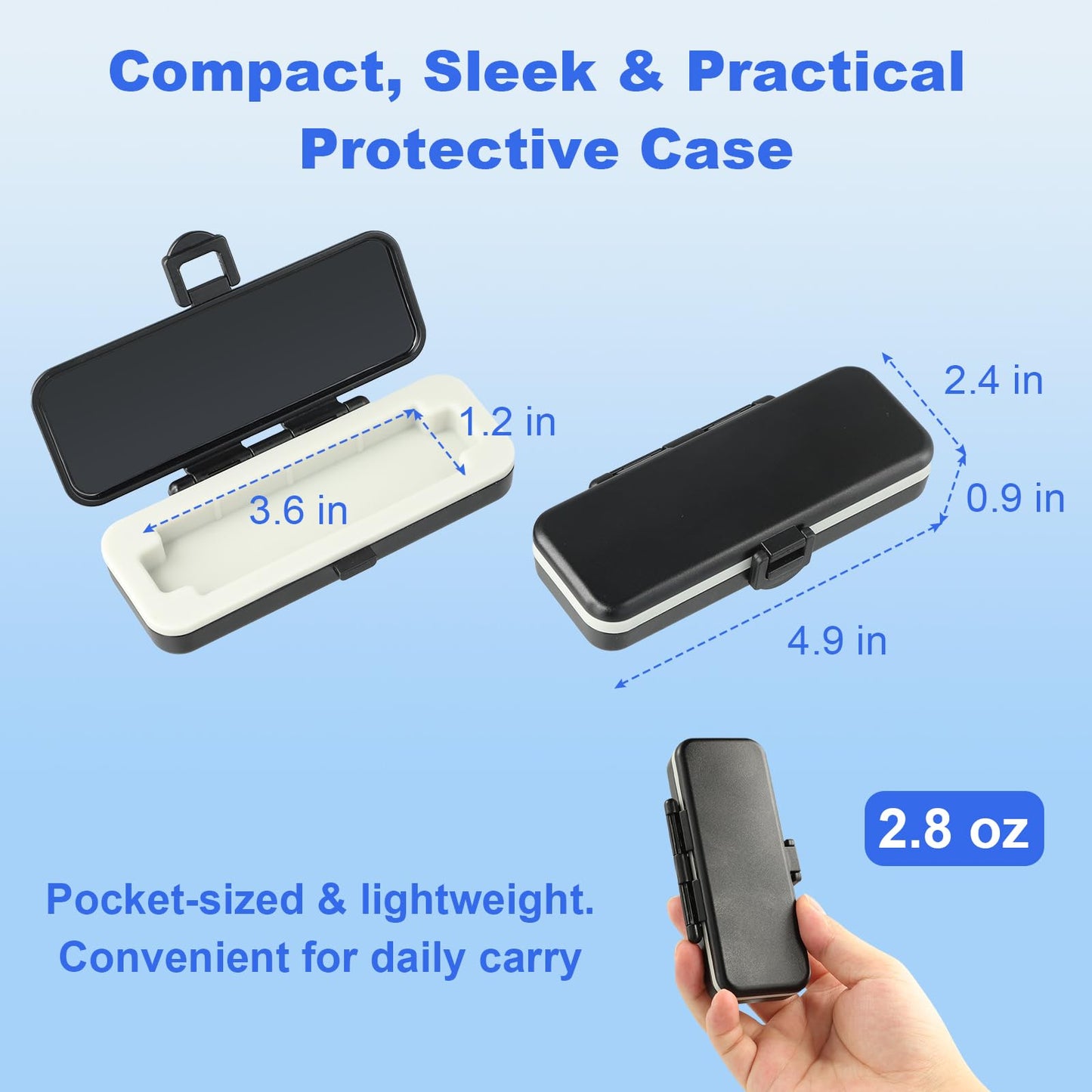 VigorKeeper KardiaMobile 6L/6L Max Case, Portable Carrying Case for KardiaMobile 6-Lead EKG Monitor, Impact & Water Resistant, Protect Kardia Mobile Heart Monitor On the Go