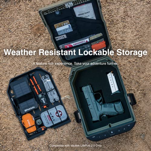 Waterproof Travel Case with Electronic Lock & Pluck Foam Insert
