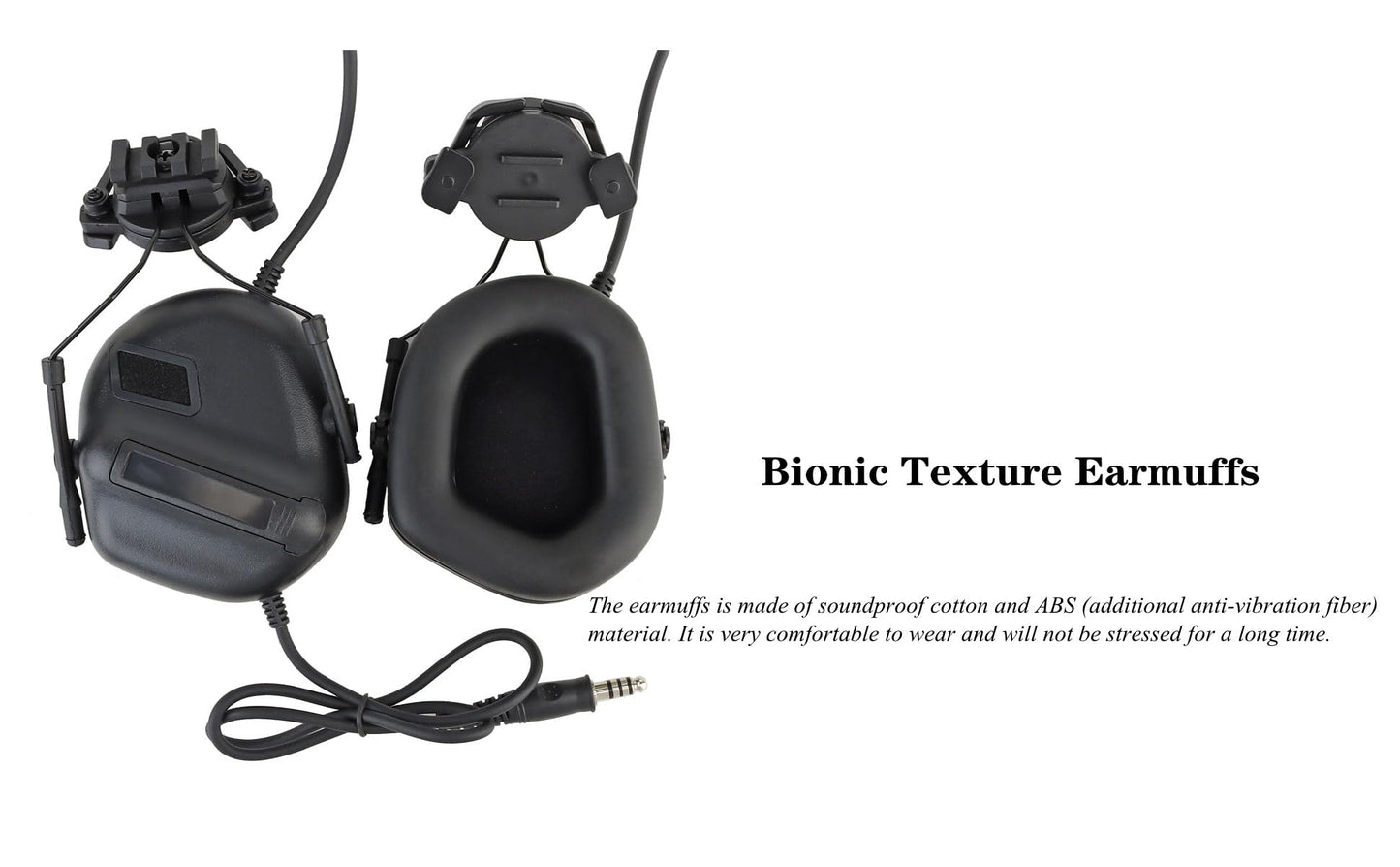 Airsoft Fast Helmet Set Tactical Paintball Helmet with Military Headset and Helmet Cover Memory Foam Protective Pad Adjustable Size for Adult and Teenager (Black)
