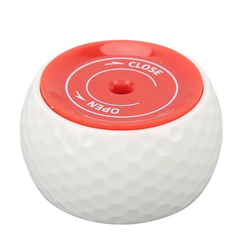 Jopwkuin Practice Putting Ball, Adjustable Weight Putting Practice Trainer Ball Wheel with Instant Feedback, Like 6 Gravity Rings Plastic for Experts