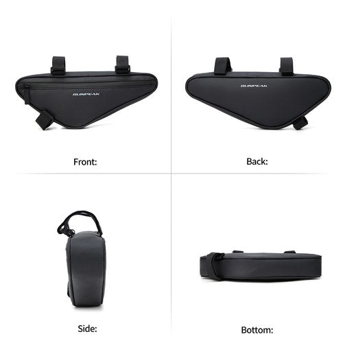 Sunpeak Bike Frame Storage Bag Top Tube Bike Bag Water Resistant Bicycle Triangle Pouch Bike Accessories Bag for Phone Wallet Keys Tools Use for Road Bike MTB Bicycle