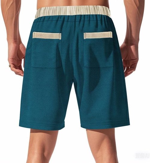 DMOYALA Casual Loose Men's Shorts - Hip Hop Style with Elastic Waist & Pockets | Summer Bermuda Shorts