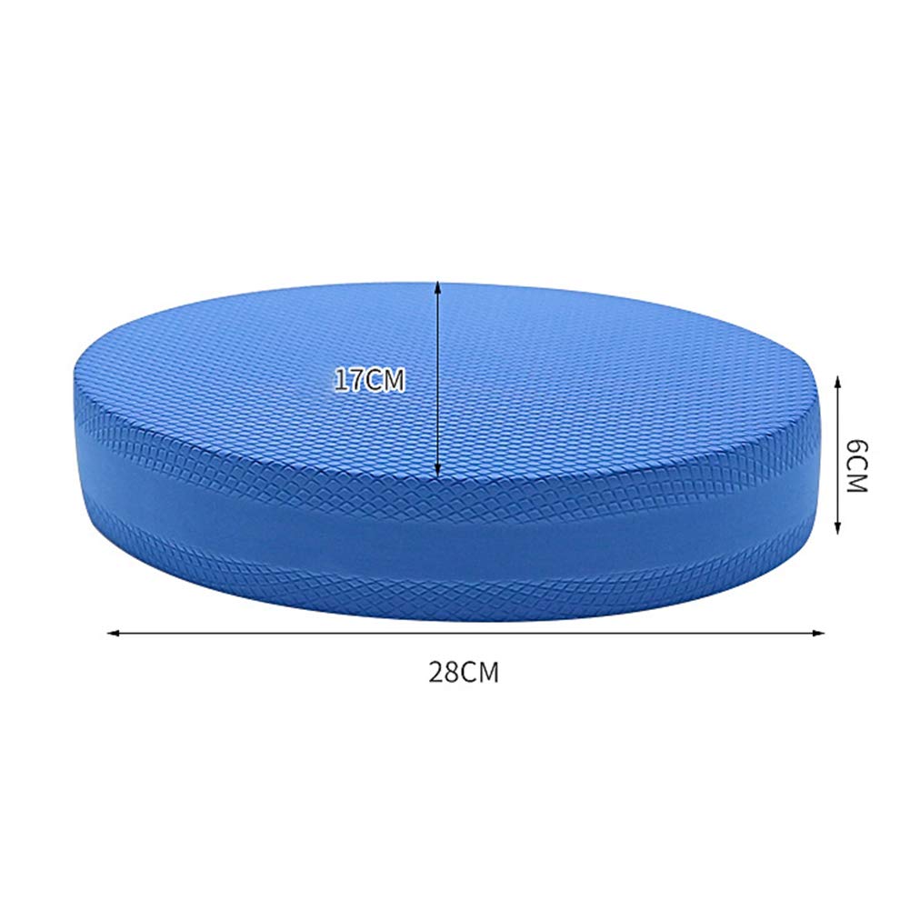 Oval Balance Pad, Non-Slip Foam Pad Exercise Balance Pad Soft Stability Trainer Knee Pads Trainer for Therap-y, Yoga, Dancing Balance Training, Pilates,Fitness(Blue)