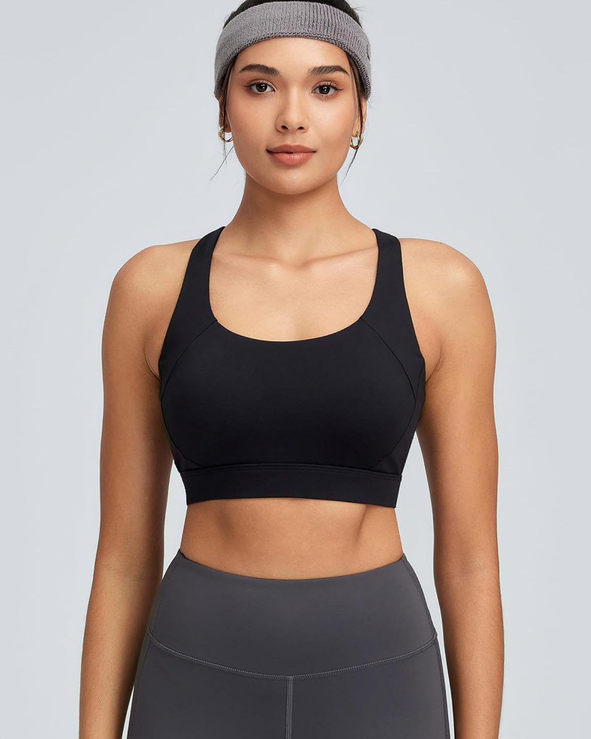 RUNNING GIRL Sports Bra - High Support Adjustable Straps with Molded Cups & Sewn-in Pads | Perfect for Active Women