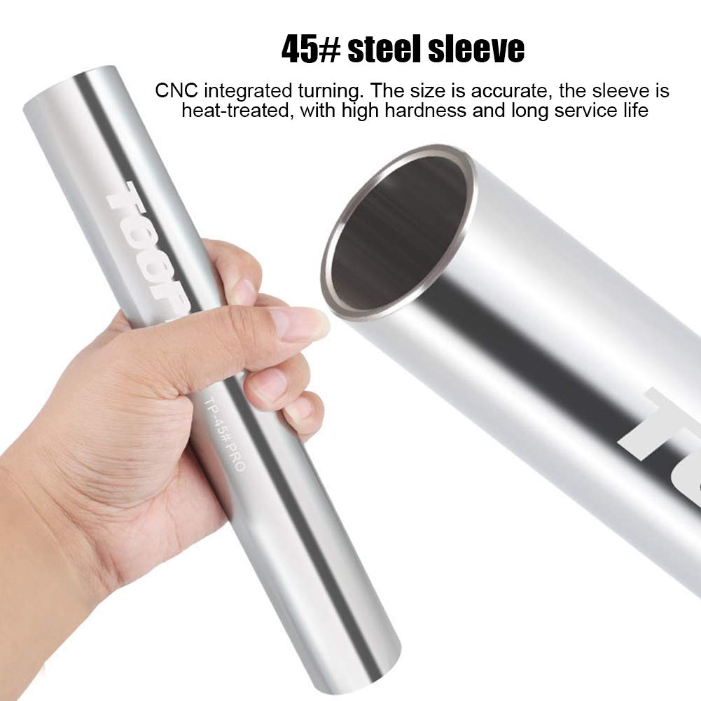 CALIDAKA 3pcs Bike BB Tool,Aluminum Alloy Bicycle Repairing Front Fork Setter Kit,Installer Headset Front Fork Setter Driver,Bike Crown Race Setting Tool Steel Sleeve Plug-in
