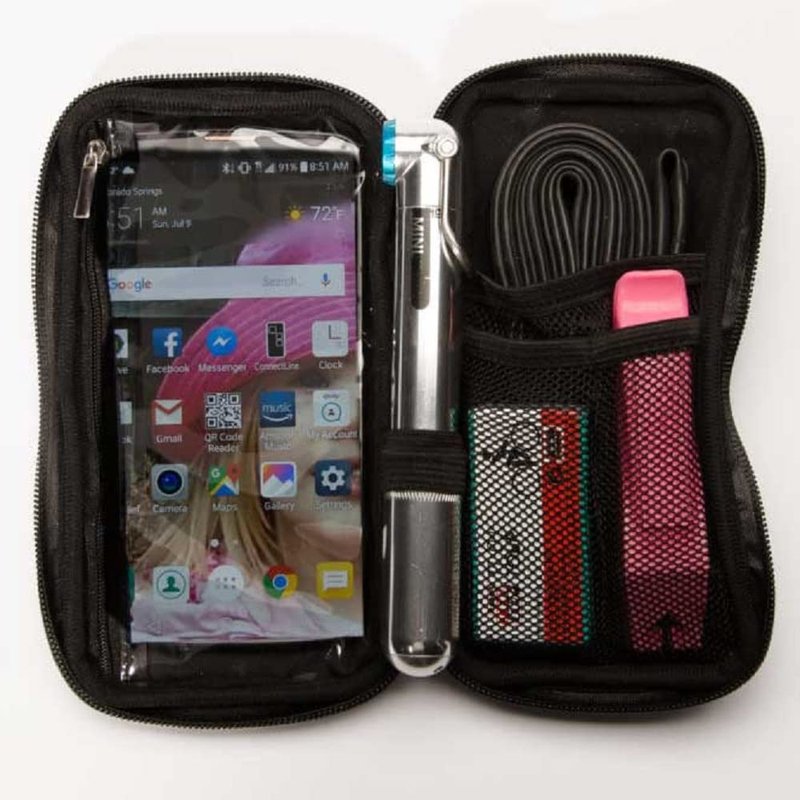 Sticky Pod Cycle Bag Pocket Organizer for Jersey Pockets, Black