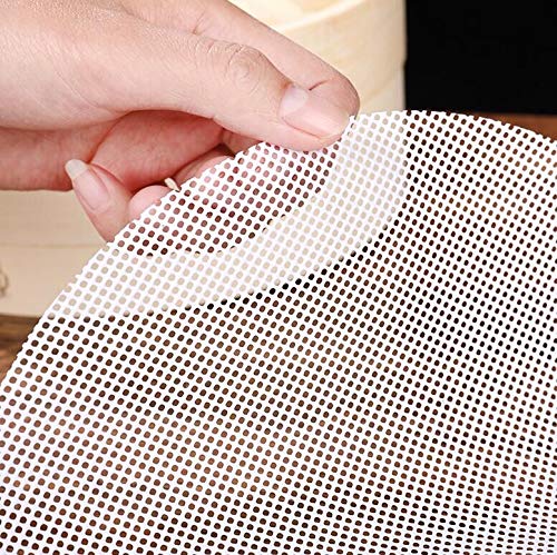 Round Silicone Reusable Steamer Mats - 10 Inch, Set of 4