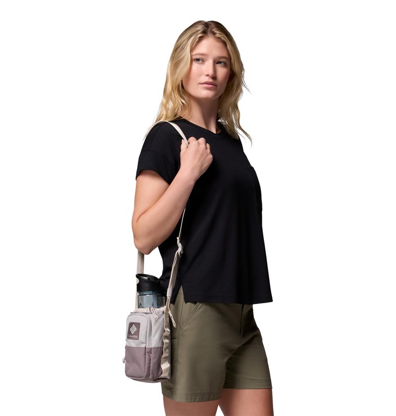 Columbia Unisex Trail Traveler Water Bottle Sling, Flint Grey/Iron/Dark Stone, One Size
