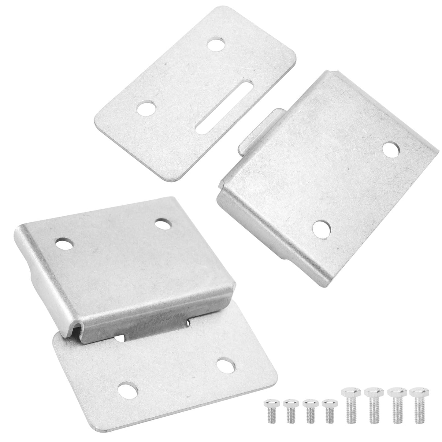 Roykaw Golf Cart Seat Hinge Set Seat Bottom Hinge Plate Replacement Compatible with Yamaha G29 Gas and Electric Model, 2 Sets (Includes Male & Female Plates), OEM# JW1-K8427-00, JW1-K8426-00