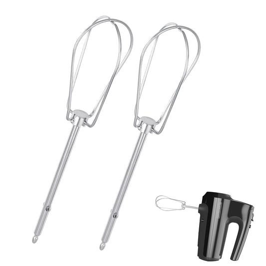 2 Pack Hand Mixer Attachments Beaters Compatible with BLACK and DECKER Electric Hand Held Mixer, Stainless Steel Replacement Parts, Beaters Electric Mixer Parts Accessories