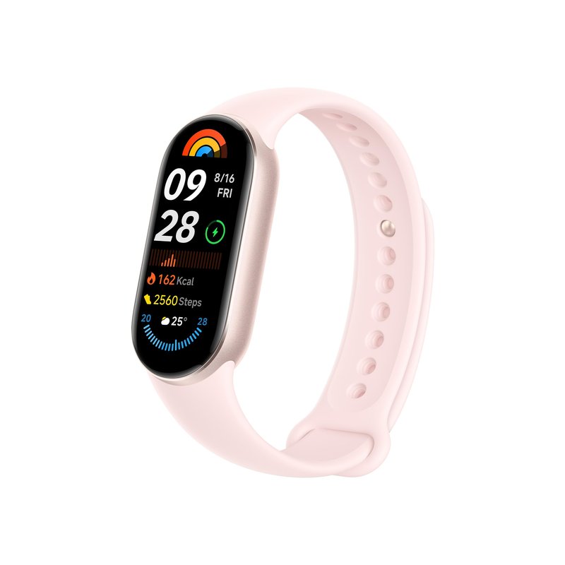 XIAOMI Smart Band 9 Global Version (2024) 1.62" Amoled Display | 233 mAh Battery | up to 21 Days of Battery Life | Over 150 Workout Modes | BT 5.4 | 50M Water Resistant - Mystic Rose