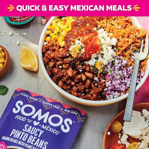 Saucy Pinto Beans - 10 Ounce Ready-to-Eat Side Dish
