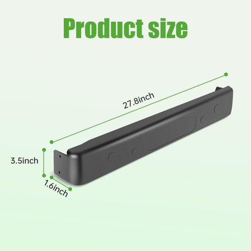 10L0L Golf Cart Rear Bumper for EZGO TXT Golf Carts, Replaces Parts 70939G01 71336G01 71515G01 71578G01 71943G01S