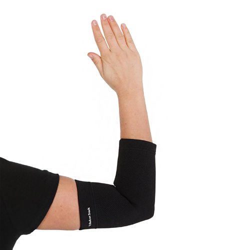 Back on Track Physio Elbow Brace 4-Way Stretch 1207 with Welltex Technology, Black, Large