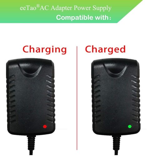 eeTao 24V Adapter Replacement Charger Compatible with Dynacraft Realtree UTV Ride on 4x4 Real Tree Buggy Dyna Power Supply Cord Cable