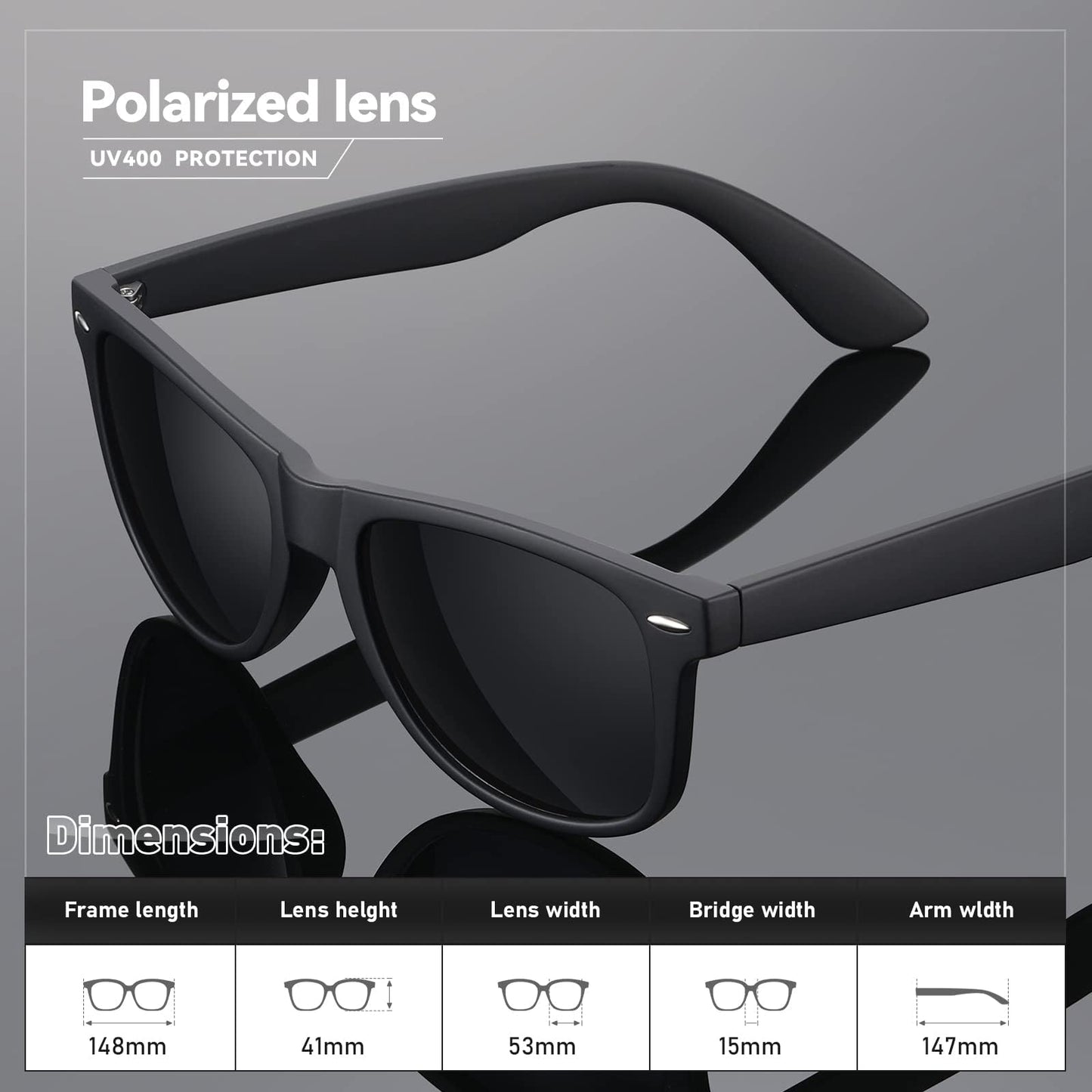 Occhsouo Polarized Sunglasses Womens Men - Sun glasses Fashion Trendy Driving Fishing UV Blocking UV400 Protection (black*2+yeshiyellow*2)