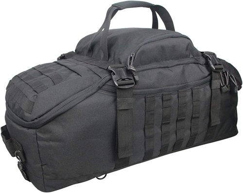 Greencity Travel Duffel Bag - Waterproof Overnight Bag for Men & Women | Available in 30L, 45L, 85L - Black