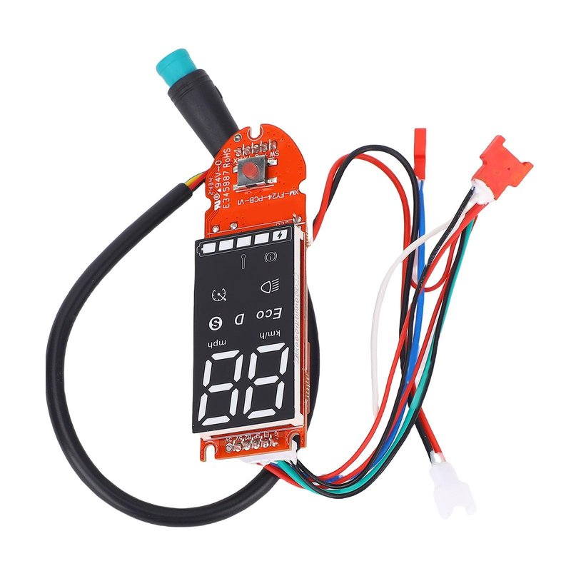 lvifloae Electric Scooter Dashboard PCB Bluetooth Circuit Board Data Display Replacement for Outdoor Riding LENZOD Controller