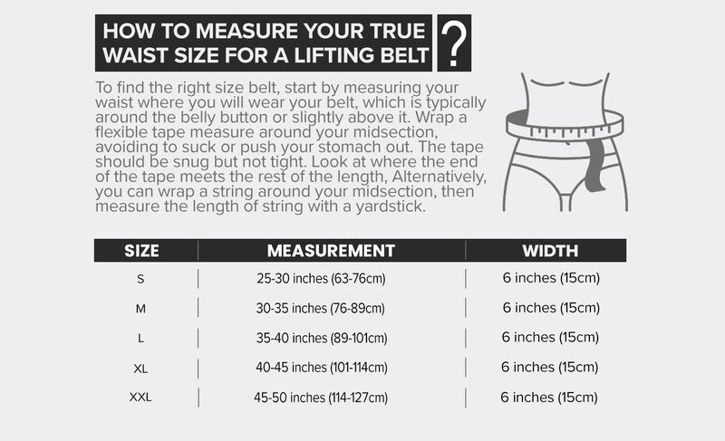 Weight Lifting Belt For Men and Women - 6 Inch Auto-Lock Weightlifting Back Support, Back Belt for Lifting, Fitness, Strength Training and Powerlifitng (Large, Black)