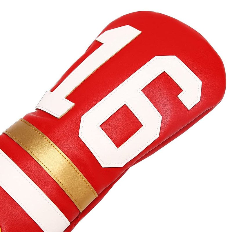 SHABIER Golf Sports Style Golf Wood Club Headcover Driver Cover for Taylormade M5 M6 Driver (Red 16 Driver Cover)