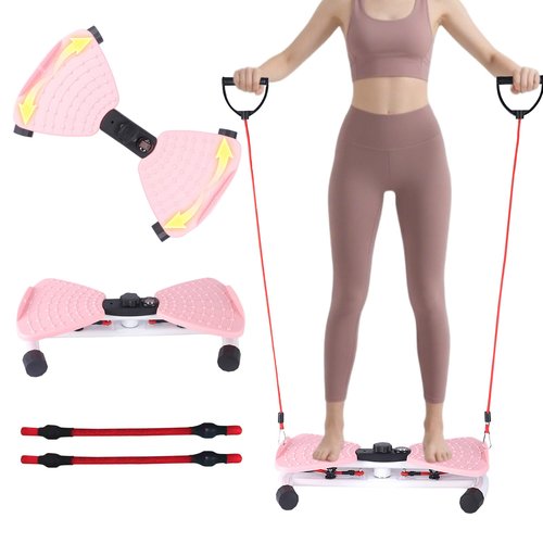Pakalife Waist Twisting Machine,Pilates,Exercise Equipment for Fitness,Noiseless Ab Roller for Home Gym Equipment,Noiseless Ab Workout Equipment,Track Time, Reps, Calories with Digital Display