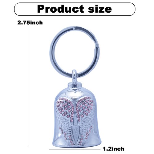CYZBTBl Motorcycle Women Bells - Motorcycle Angel Bell for Men Women,Bell Biker Accessory,Guard Riding Safety