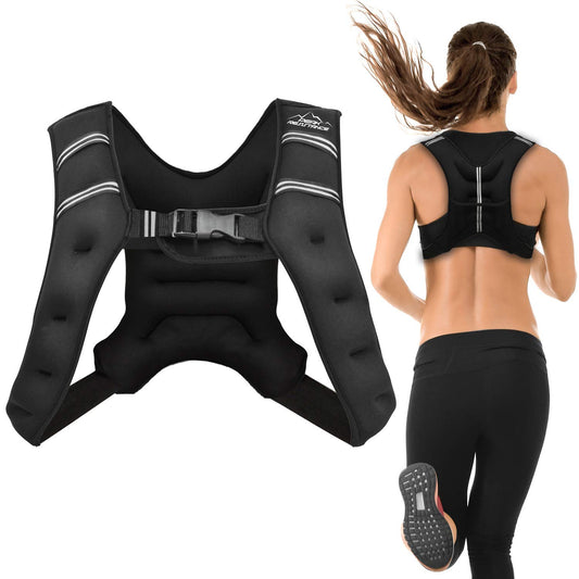 "Aduro Sport Weighted Vest Workout Equipment, 4lbs/6lbs/12lbs/20lbs/25lbs Body Weight Vest for Men, Women, Kids (12 Pounds (5.44 KG))"